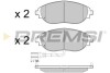 Гальмівні колодки пер. VW Passat 10-/Skoda Octavia 12- (TRW) з датчиком GRESA BP3474 (фото 1)