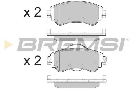 Гальмівні колодки пер. Citroen C4 II 09- (TRW) GRESA BP3491