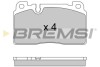 Гальмівні колодки пер. Audi A6/A7/Q5 10- (Brembo) GRESA BP3592 (фото 1)