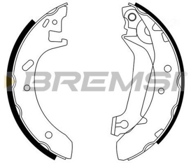 Гальмівні колодки зад. Mondeo I/II/Escort VII 93-00 (TRW) (203х38) GRESA GF0229