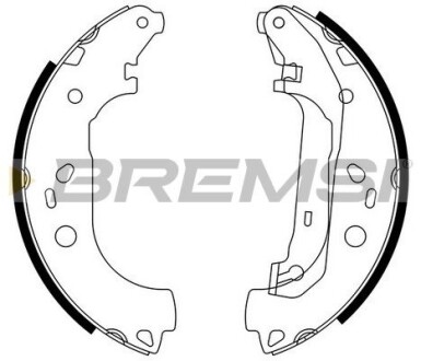 Гальмівні колодки зад. Ford Focus II 04-12 (Lockheed) GRESA GF0245