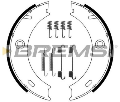 Колодки ручного гальма Sprinter/LT 96-06 (спарка)(з пружинками) GRESA GF0307-1