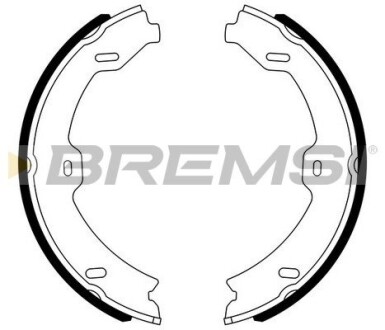 Колодки ручного гальма W221/C216 05-13 GRESA GF0318