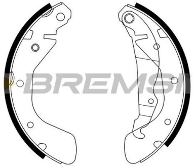 Гальмівні колодки зад. Daewoo Lanos 97- /Opel Astra 91-01,Combo 01- (GM) GRESA GF0354