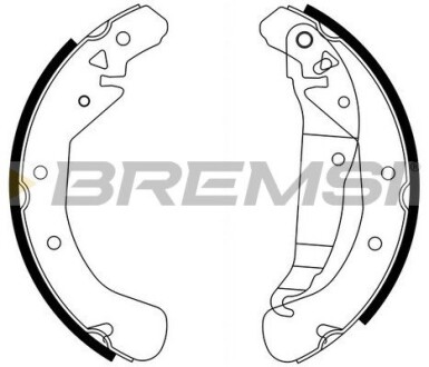 Гальмівні колодки зад. Combo 01-05/Astra F/G 91-05 (бараб.) (230x42) GRESA GF0358