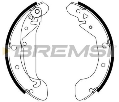 Гальмівні колодки зад. Chevrolet Rezzo 05-/Daewoo Rezzo 00- (TRW) GRESA GF0632