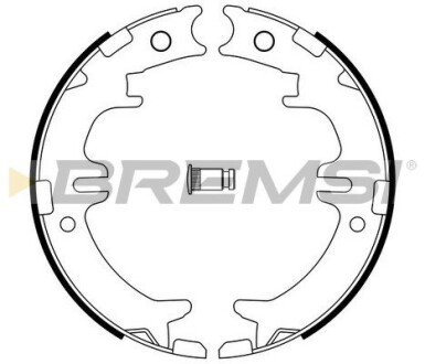 Колодки ручного гальма Lexus RX/IS/GS 93-08, Avensis/Previa/Rav4 90-06 GRESA GF0964