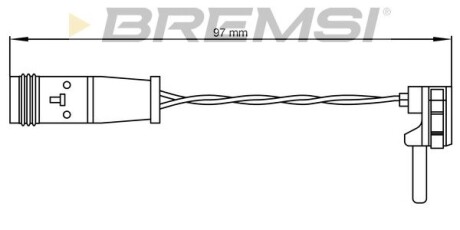 Датчик гальмівних колодок MB W211/220/203 GRESA WI0590