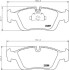 Гальмівні колодки дискові перед. Bmw3 E36 91-> E46 98- HELLA 8DB 355 008-741 (фото 1)