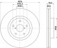 Гальмівний диск передній Subaru Tribeca 06- HELLA 8DD 355 116-361 (фото 4)