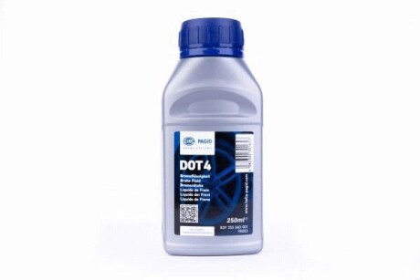 Гальмівна рідина DOT4 (0,25L) HELLA 8DF355360-001