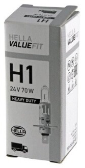 Лампа 24V H1 70W P14.5s VALUEFIT HELLA 8GH 242 632-021