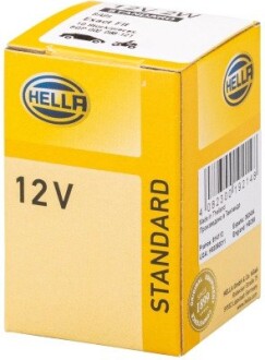 Лампа 12V 2W BA9s HELLA 8GP 002 068-121