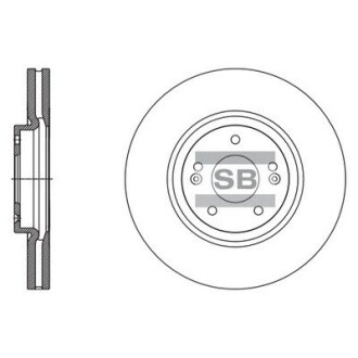 Диск гальмівний Hi-Q (SANGSIN) SD1132