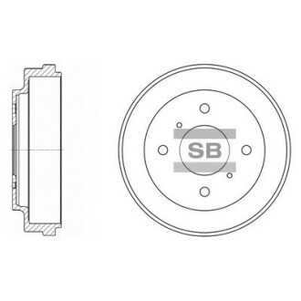 Гальмівний барабан Hi-Q (SANGSIN) SD4212