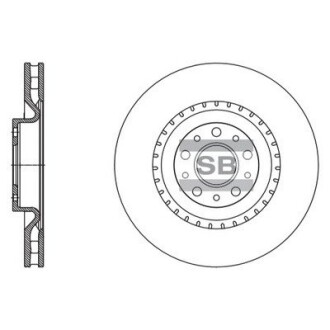 Гальмівний диск передній Hi-Q (SANGSIN) SD5503