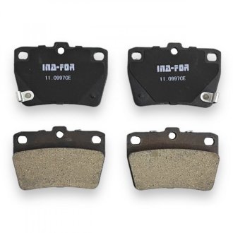 Колодки тормозные задние Toyota RAV 4 II 1.6-2.4 05.00-12.10 INA-FOR INF11.0997