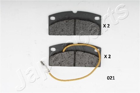 Колодки гальмівні дискові, комплект JAPANPARTS PA-021AF (фото 1)