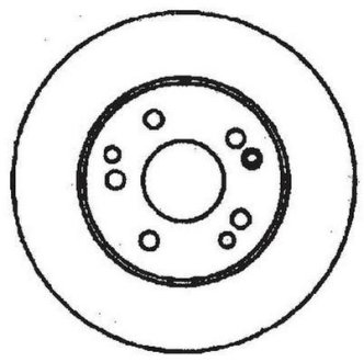 Тормозной диск JURID 561331JC (фото 1)