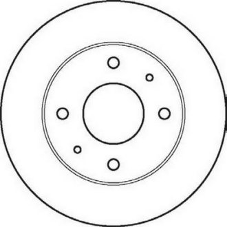 Тормозной диск JURID 561861JC (фото 1)