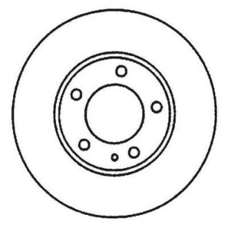 Тормозной диск JURID 561967JC (фото 1)