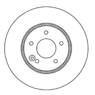 Тормозной диск JURID 562034JC (фото 1)