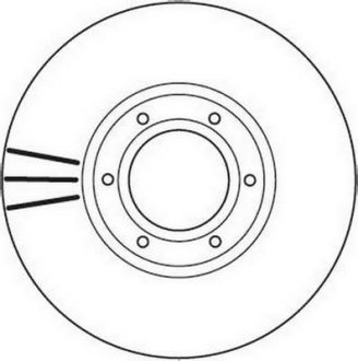 Диск гальмівний JURID 562105JC