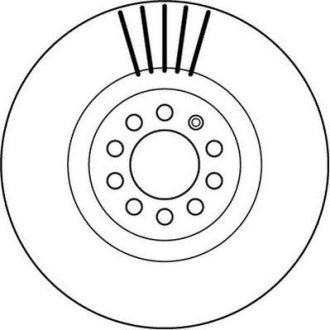 Тормозной диск JURID 562132JC (фото 1)