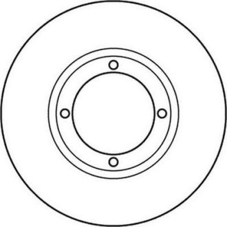 Тормозной диск JURID 562138JC (фото 1)