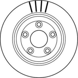 Тормозной диск JURID 562146JC (фото 1)