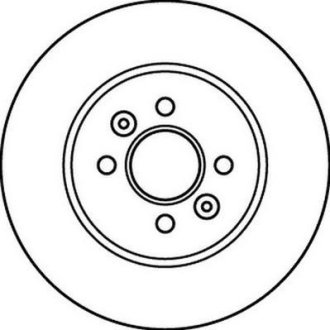 Тормозной диск JURID 562201JC (фото 1)