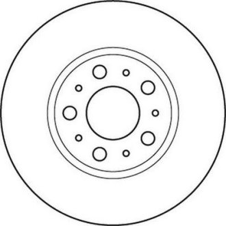 Тормозной диск JURID 562244JC (фото 1)