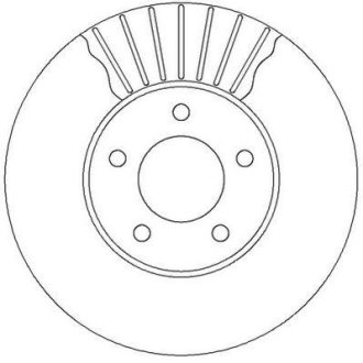 Тормозной диск JURID 562292JC (фото 1)