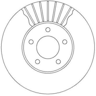 Тормозной диск JURID 562292JC