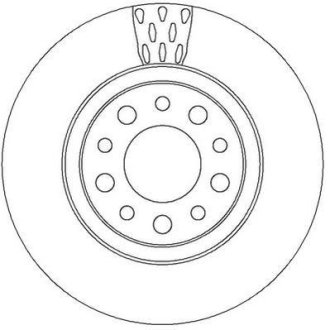 Тормозной диск JURID 562302JC (фото 1)