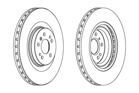 Диск гальмівний JURID 562346JC-1