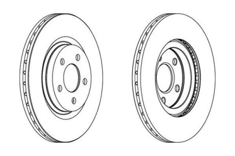 Тормозной диск JURID 562524JC