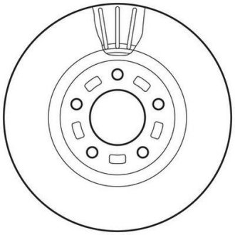 Тормозной диск JURID 562635JC (фото 1)