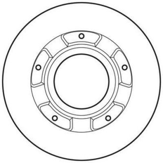 Тормозной диск JURID 562638JC (фото 1)