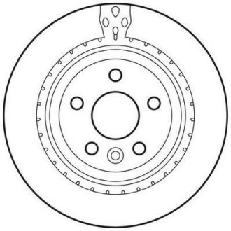 Тормозной диск JURID 562650JC (фото 1)