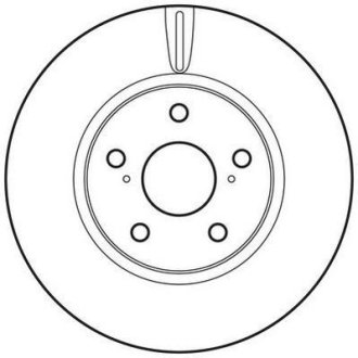 Тормозной диск JURID 562689JC (фото 1)