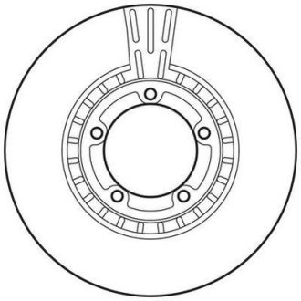 Тормозной диск JURID 562768JC (фото 1)