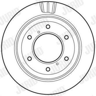 Тормозной диск JURID 562777JC