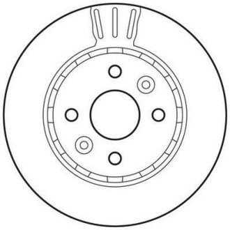 Тормозной диск JURID 562787JC (фото 1)
