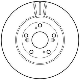 Тормозной диск JURID 562807JC (фото 1)