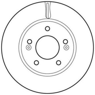Тормозной диск JURID 562817JC (фото 1)