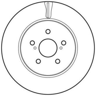 Тормозной диск JURID 562824JC (фото 1)