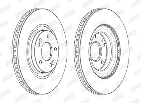 Диск гальмівний JURID 562987JC (фото 1)