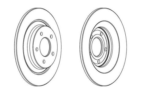 Диск гальмівний JURID 563038JC