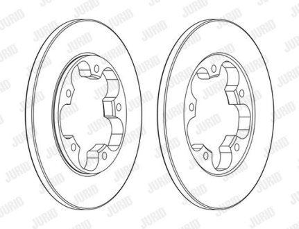 Диск гальмівний JURID 563138JC
